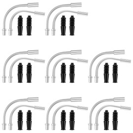 SHENLIU 32 Pieces Bike V Brake Noodle Cable Guide Pipe, Bicycle Brake Cable Guide Pipe with Rubber Boots for Mountain and Road Bicycle Accessories