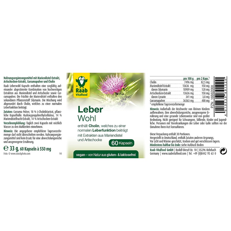 Milk Thistle Complex Capsules with Milk Thistle Extract with Silymarin,