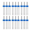 18pcs Sewing Machine Double Needle with Plastic Box Threader Simple