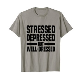 Anxiety Awareness Depression Therapy T-Shirt, gray