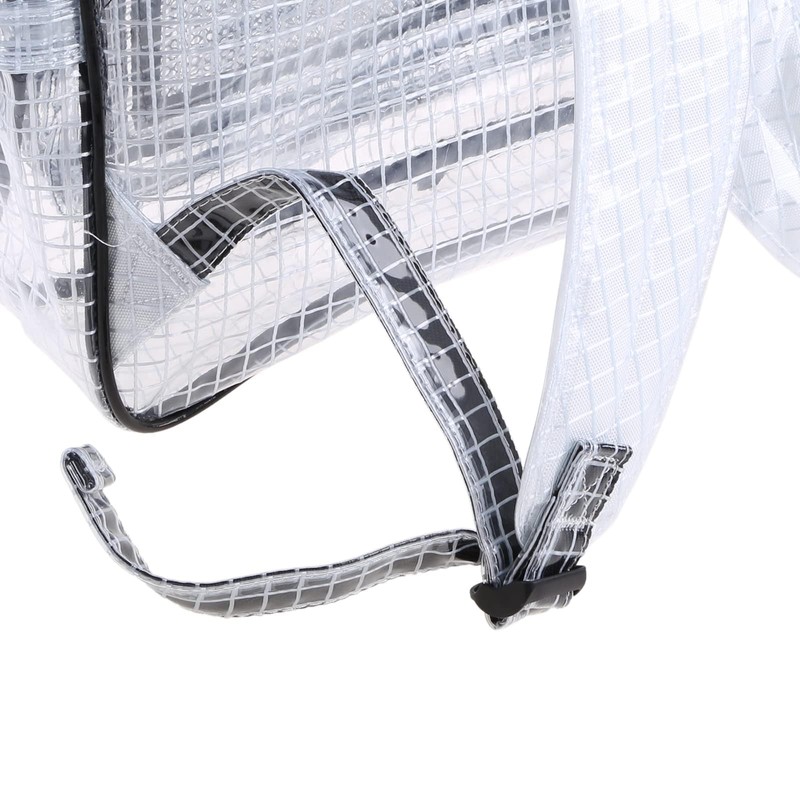 WOFALO store Anti-static clear pvc backpack,cleanroom engineer tool bag full
