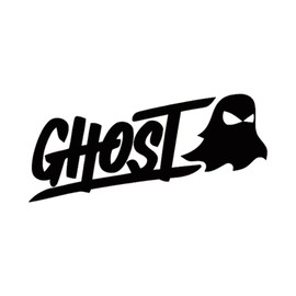 2pcs Ghost Motorcycle Sticker - Waterproof & Scratch-Resistant Decal for Car Trunk, Bumper, Side Panel, Electric Scooter Mudguard, 7.87"x3.54", Motorcycle Accessories|CZ231 (Black)