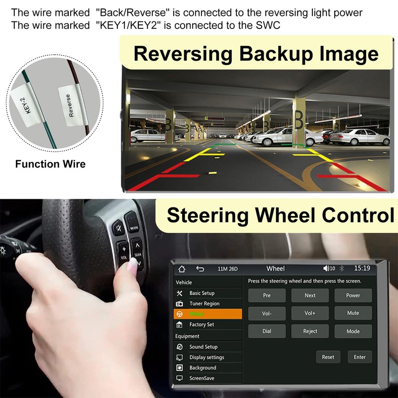Aftermarket Radio Wiring Adapter Compatible with Hyundai 2008-2012/Kia 2009-2013, 16Pin