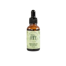 ORE Aceite de Oregano Orgánico 100% Natural | 80% Carvacrol Grado Alimenticio | 30ml