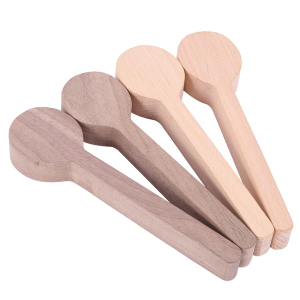 Hacbop 4pcs Wood Whittling Spoon Blanks for Carving, Wood Carving