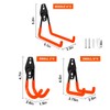 ZexHok Steel Garage Hooks Wall Tool Organizer, 10 Pack Garage