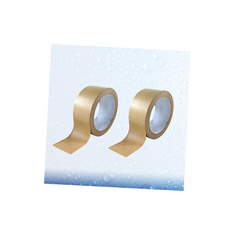 2rollos Cinta De Papel Kraft Decorativa Resistente Al Agua Para