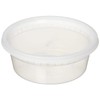 Reditainer Extreme Freeze Deli Food Containers with Lids, 8-Ounce, 40-Pack