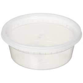 Reditainer Extreme Freeze Deli Food Containers with Lids, 8-Ounce, 40-Pack