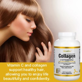 Cpsulas De Pptidos De Colgeno Hidrolizado Y Vitamina C Sin Sabor                                                                                      