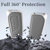 Qunzes for Toyota Flip Key Fob Cover with Keychain Compatible