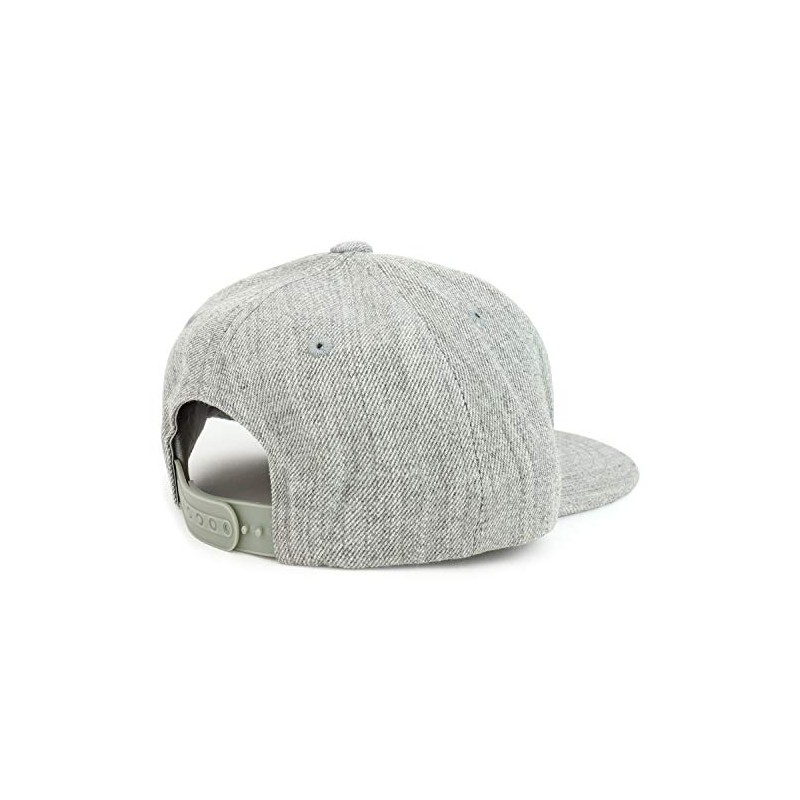 Armycrew Oversize XXL Gold Pig Patch Structured Flatbill Snapback Cap