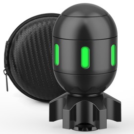 Atomic Bomb Fidget Spinner for Kids Adults, Transformable Fidget Toy with Luminous Light for Stress Relief, Cool Glow in Dark Desk Decor, Perfect Birthday for Dad Boys Men