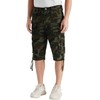 BEST SOUTH Men's Long Cargo Shorts Casual Below Knee 13
