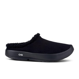 OOFOS OOcoozie Recovery Mule, Black - Men’s Size 9