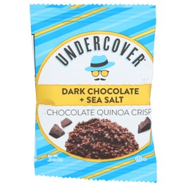 UNDERCOVER CHOCOLATE CO Dark Chocolate Sea Salt Quinoa Snack Crisp, 0.25 OZ