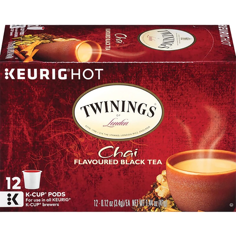 Twinings of London Chai Tea K Cup Pods for Keurig,