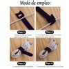 Lumbor37 Clips Organizador de Cables Autoadhesivo, 50 Piezas Clips Adhesivos