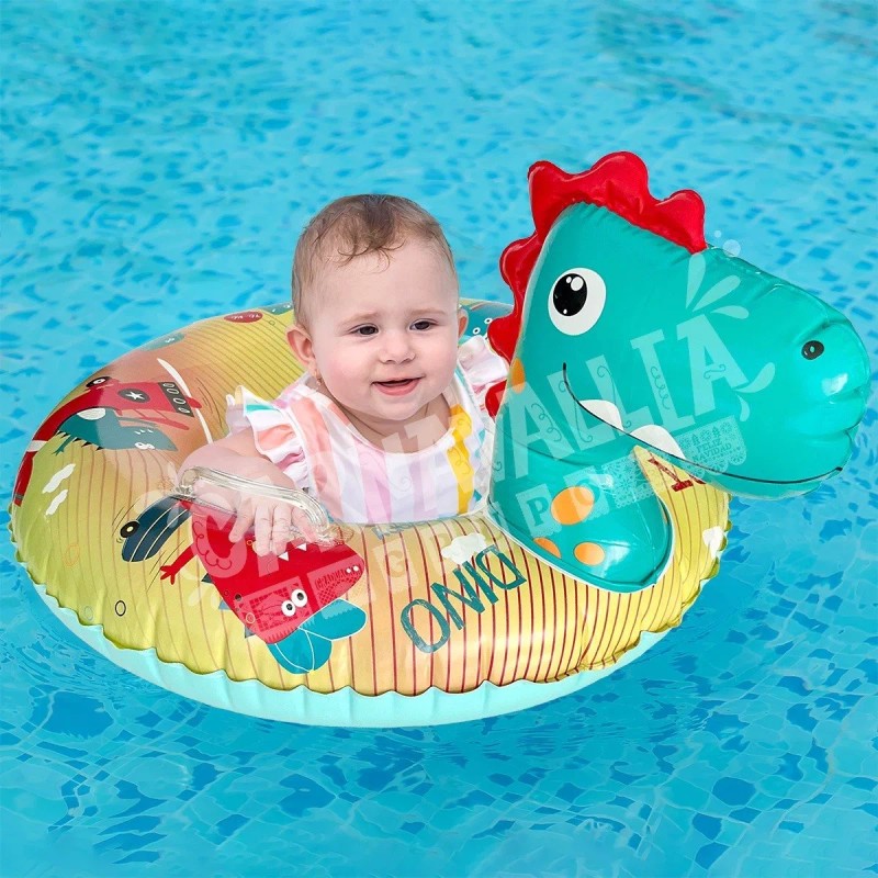 Grupo Carnavallia Inflable Dinosaurio Salvavidas Niño Flotador Asiento Alberca