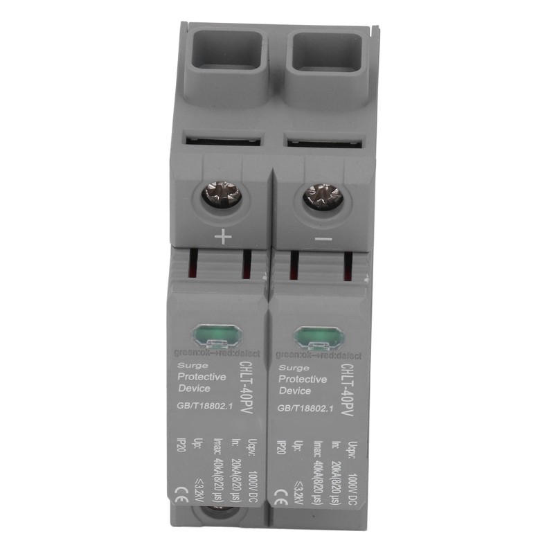 Surge Protective Device 2P Photovoltaic Voltage Protection Arrester Protector 20‑40KA