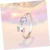 Healeved 3sets 2pcs Opening Rings for Couples Creative Lover Jewelry