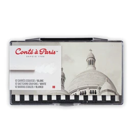 Conté à Paris - Juego de lápices de lápices de Dibujo de Carrés, Color Blanco HB