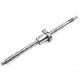 Befenybay Ball Screw Sfu1204（Diameter 12Mm Pitch 4Mm）Length 300Mm with Metal Nut for CNC Machine Parts 300Mm