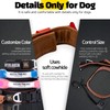 Comfortable Collar, Soft Cowhide Padded Dog Collar, Fits All Breeds,