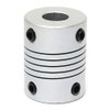 POWERTOOL 5PCS Flexible Shaft Couplings, 6.35mm x 8mm Aluminum Alloy