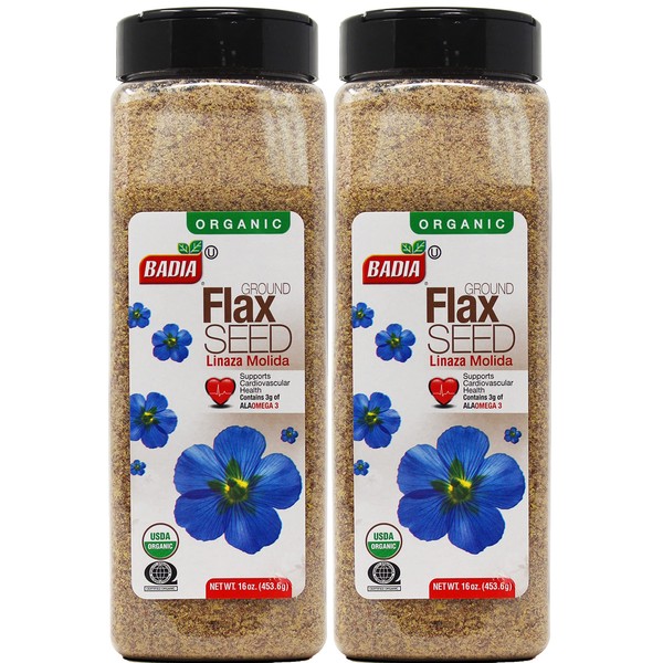 Organic Flax Seed Ground – 16 oz 2 pack