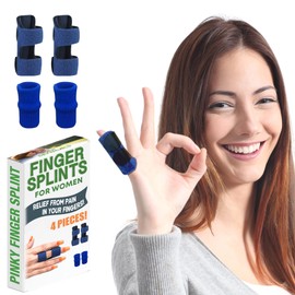 Simply Seniors Finger Splint for Pinky, Middle, Ring, Index Fingers - Brace For Trigger Finger, Mallet & Broken Finger