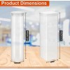 HOME-X CRACKER & COOKIE STORAGE CONTAINERS PLASTIC CLEAR SET OF