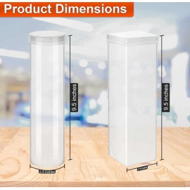HOME-X CRACKER & COOKIE STORAGE CONTAINERS PLASTIC CLEAR SET OF 2 KEEP FRESH