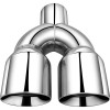 KEEPDSGN 2X Dual Exhaust Tip 2.5"Inlet For 2019-2025 Chevy SILVERADO