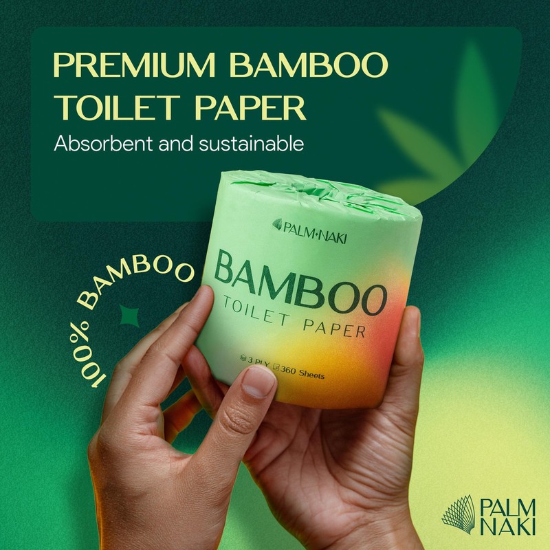 Premium Bamboo Toilet Paper | 3-Ply – Strong & Absorbent