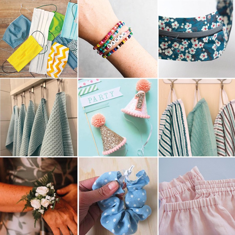 Korbond 6 mm x 3 m Elastic, White