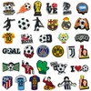34PCS Soccer Charms for Shoes, Football Sports Decoration Adults Children,