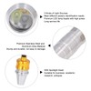 Identification Flashlight 3LED 3 Color Modes High Brightness Pocket Jade