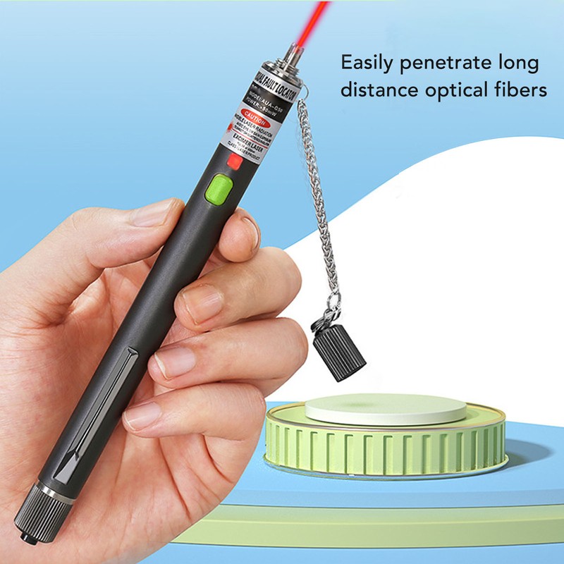 Visual Fault Locator 20KM Fiber Optic Cable Tester Source Meter