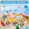 Fatiya 24 Pieces Ocean Luminous Mini Resin Animals, 24 Styles
