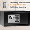 JUGREAT Safe Box with Sensor Light,Electronic Digital Security Safe Steel