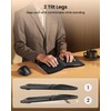 ProtoArc Bluetooth Ergonomic Keyboard Mouse, EKM04 Mini Compact Wireless Ergo