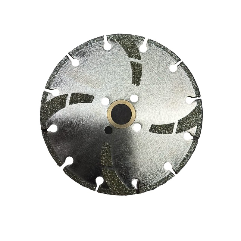 JUSTCUT 5" Inch Diamond Turbo Cutting Side Rim Marble Blade