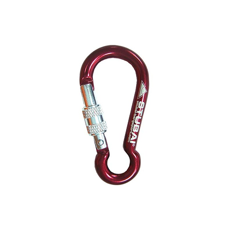 Dwarf El Stubai Sports Mini Karabiner Screw Gate - Black,