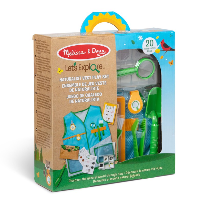 Melissa & Doug Let’s Explore Naturalist Vest Play Set –