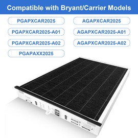 PGAPXCAR2025-A02 Merv16 Furnace Replacement Filter Compatible with Bryant/Carrier PGAPXCAR2025-A01 PGAPXCAR2025-A02 AGAPXCAR2025-A01 AGAPXCAR2025-A02 PGAPAXX2025 Tin Foil Sheet (20x25x3inches)