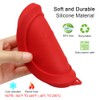Sophico 2 Cup Round Silicone Storage Cover Lids Replacement for