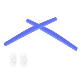 SmartVLT Juego de almohadillas de repuesto y almohadillas para nariz para bigote Oakley - Más opciones, Azul / Patchwork, Talla unica