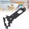 Black Multitool with 14 in 1 Separate Rigger Tools Steel