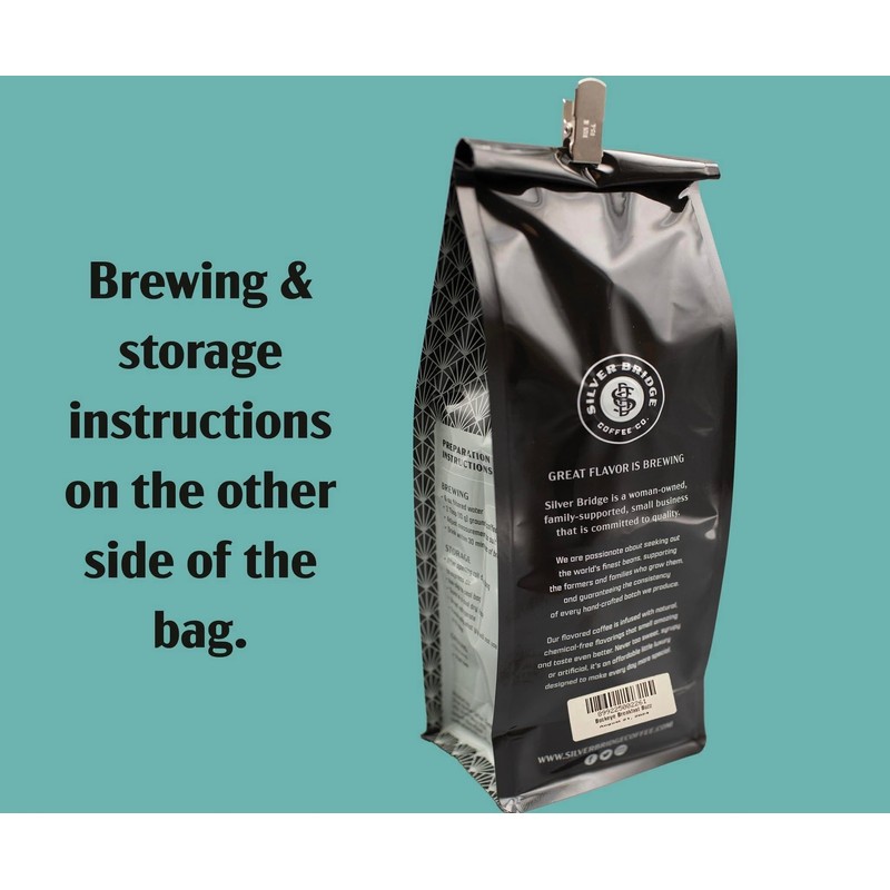 Silver Bridge Coffee Flavored Chocolate Cherry Medium Roast 12oz Ground